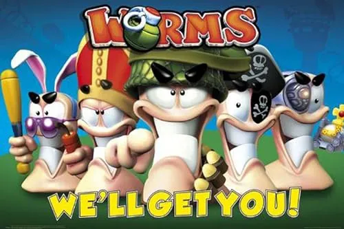 Close Up Worms Poster (91,5cm x 61cm)