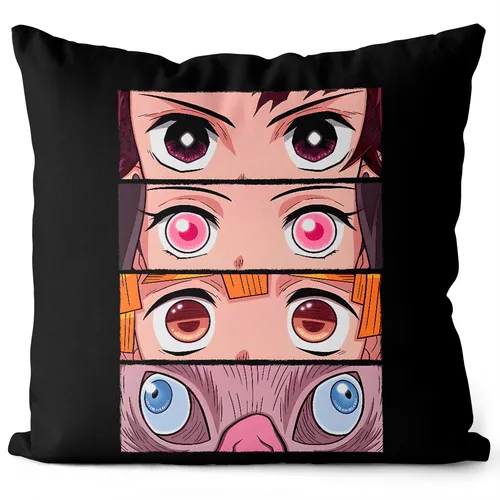 Demon Eyes Kissen mit Füllung 40cm Baumwolleanime