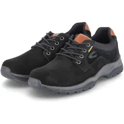 camel active Halbschuhe Leder Schnürschuh, Schwarz - Halbschuhe aus Leder in Größe 44, ideal für den täglichen Gebrauch. Bequeme Schnürung und Blockabsatz sorgen für optimalen Tragekomfort.