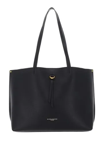 GIANNI CHIARINI Schultertasche aus echtem Rindsleder schwarz - Elegante Schultertasche aus hochwertigem Rindsleder mit praktischem Magnetverschluss. Ideal für den Alltag, bietet sie ausreichend Platz und ist stilvoll im Casual-Look.