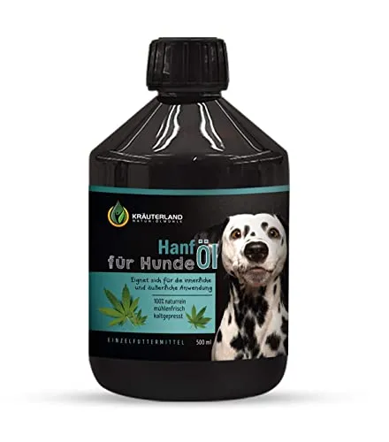 Produktbild Kräuterland Hanföl für Hunde & Katzen