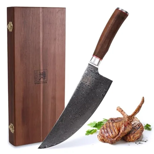 Zayiko Damast Wiegemesser 19,5 cm