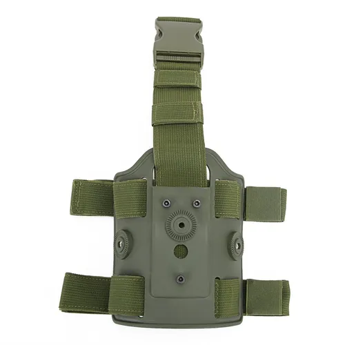 Taktische Drop-Leg-Plattform Leggings Gerät Oberschenkel Pistol OD Nylon