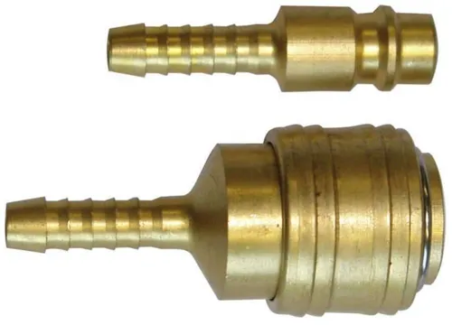Druckluft Stecknippel UND Kupplung für 6 mm Schlauch Druckluftanschluß 95541006