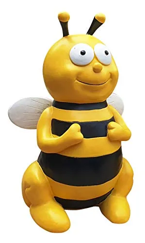 Fachhandel Plus Gartenfiguren Bienen Dekofiguren 3 Verschiedene Größen wählbar oder als Set, Größe:Biene groß