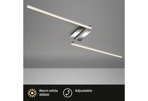 Briloner LED Deckenleuchte 2-flammig schwenkbar 3000K von Briloner