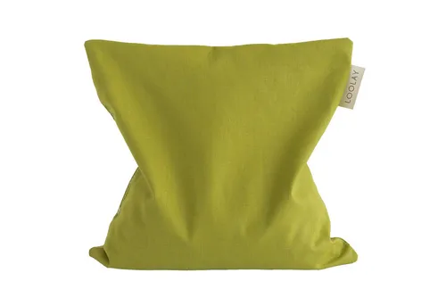 Loolay Kirschkernkissen Kirschkernkissen 20x20 cm 350 g Bio-Baumwolle Wärmekissen Kältekissen, EINFARBIGE Modelle für Wärme- & Kälteanwendungen an Bauch, Nacken und Rücken, natürliche ECO Kirschkernfüllung, EU handgefertigt, tolle Geschenkidee, LOOLAY®
