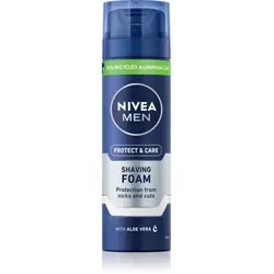 Nivea Men Protect & Care Rasierschaum für Herren 200 ml von NIVEA