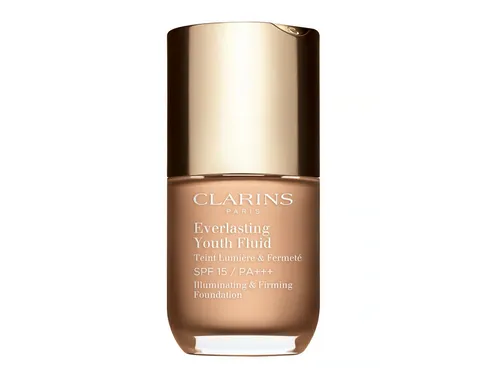 Clarins Everlasting Youth Fluid 108W Foundation SPF 15 - Make-up für alle Hauttypen, langanhaltende Formel mit SPF 15 für einen strahlenden Teint und perfekten Schutz.