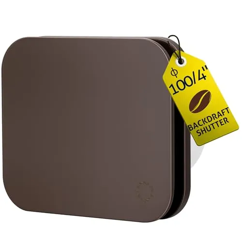 Turbionaire TREND 100 SDBC Abluftventilator, für Badezimmer, Küche, Wand/Decke, Frontplatte Dark Brown Chocolate Matt, Durchmesser 100 mm, 85 m3/h, 35 Pa, Rückschlagventil, geräuschlos 33 dB, IPX4…