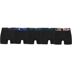CR7 Cristiano Ronaldo 5P Boys Trunks – Schwarz Baumwolle 146-152 - Kinder-Wäsche: Bequeme CR7 Jungen Trunks aus 95% Baumwolle für optimalen Komfort und Stil, ideal für Schule und Freizeit.