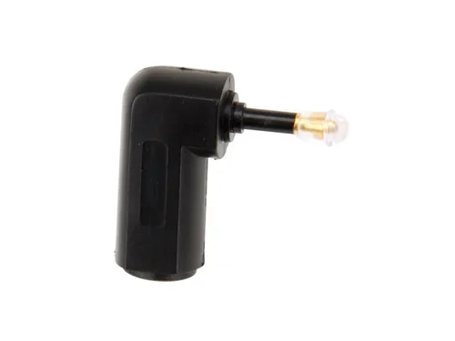 Lichtleiter-Adapter, Opti-Stecker auf Toslink-Kupplung, 90°