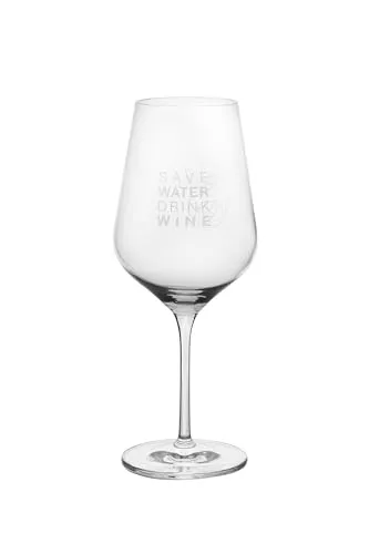 Räder Vino Rotweinglas Save water drink wine