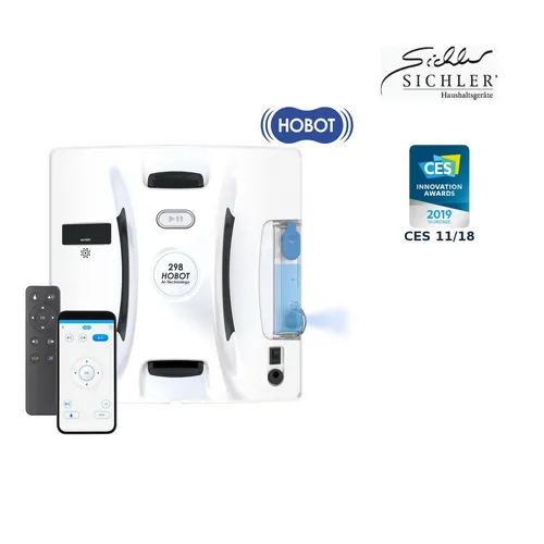 Sichler HOBOT-298 Fensterputzroboter: Profi mit Sprühfunktion und App-Steuerung