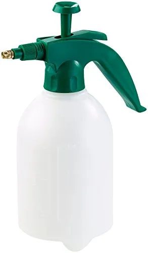 PEARL Pump Sprüh Flasche: Pump-Drucksprüher mit Messingdüse und Sicherheitsventil, 1,5l (Pumpsprayflasche, Pumpflasche, Sprühflasche automatisch)