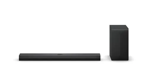 LG DS70TY Dolby Atmos Soundbar + Subwoofer - 3.1.1 Kanalsystem mit 400 Watt, kabelloser Subwoofer für beeindruckenden Klang und 4K UHD Unterstützung
