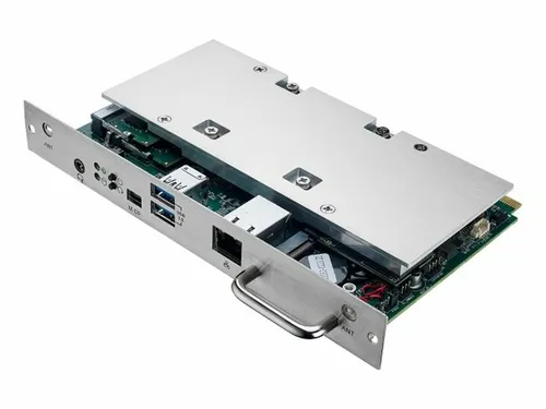 Intel SDM Slot-In PC Essential - Kompakter Desktop-PC mit Intel Atom Prozessor, 4 GB RAM und 128 GB SSD für zuverlässige Leistung. Ideal für vielseitige Anwendungen in professionellen Umgebungen.