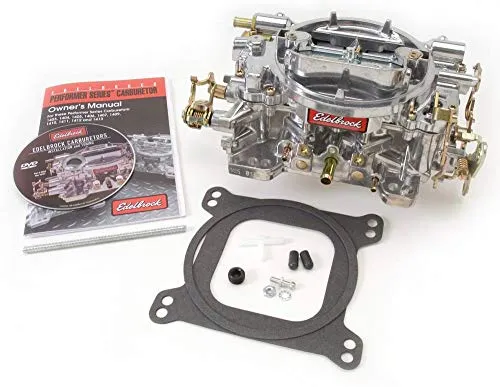 Edelbrock 1404 Performer Series 500 cfm, quadratischer Flansch, manueller Choke-Vergaser (nicht EGR)