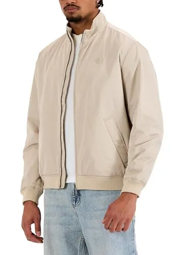 Redbridge Herren Übergangsjacke Blouson mit Stehkragen Beige XXL - Klassischer Blouson für den Frühling und Herbst: Leichtes Material sorgt für hohen Tragekomfort und Bewegungsfreiheit. Praktischer Reißverschluss ermöglicht einfaches An- und Ausziehen. Ideal für vielseitige Freizeitlooks.