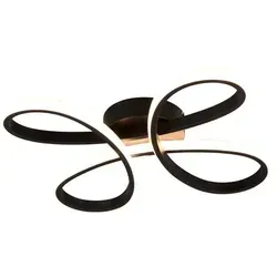 TRIO Leuchten LED Deckenleuchte FLY 22W - Moderne Deckenlampe mit 2600 Lumen, 3-Stufen dimmbar und warmweißem Licht (3000K) für eine gemütliche Atmosphäre im Wohnzimmer oder Schlafzimmer.