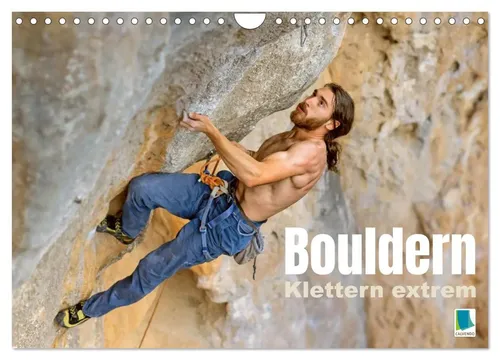 Calvendo Wandkalender 2026: Bouldern - Klettern extrem - Erleben Sie die Faszination des Boulderns mit diesem hochwertigen Wandkalender. 14 beeindruckende Motive bringen die Leidenschaft des Kletterns in Ihr Zuhause.