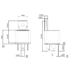 BOSCH Relais, Arbeitsstrom 0986332216
