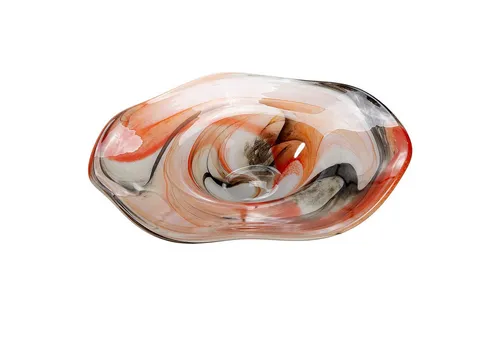 GLAS art Schale Smoky in schwarz von GILDE