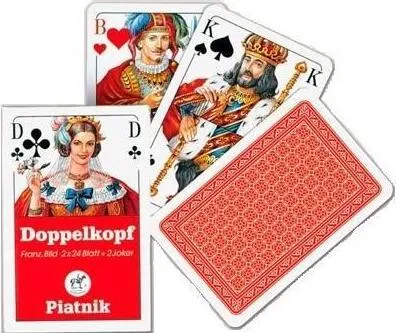 - Spielkarten: Doppelkopf - 2x 24 Blatt + 2 Joker 1824
