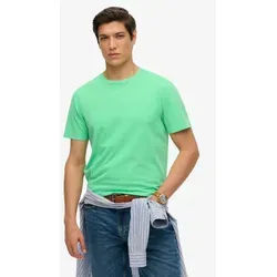 Superdry Herren Klassisches Essential T-Shirt - Verewaschenes Dry Neon Limette - T-Shirts für Herren – Klassische Passform mit superweichem Jersey-Material für ultimativen Komfort, ideal für jeden Anlass.