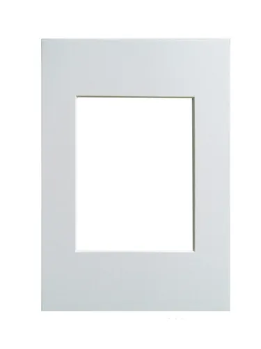 Passepartout 40x60 im klaren polarweiß