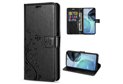 betterfon Handyhülle Handytasche für Motorola Moto G72 Klapphülle Klapphülle, Bookstyle-Hülle: Magnetverschluss 3 Kartenfächer & Standfunktion