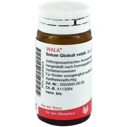 WALA SOLUM Globuli velati 20 g - Arzneimittel für die sanfte Unterstützung Ihrer Gesundheit, ideal zur Anwendung bei verschiedenen Beschwerden, günstig und diskret bei Fliegende-Pillen.de.