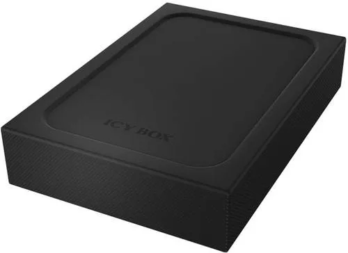 ICY BOX IB-256WP Externes Gehäuse für 2,5 Zoll HDD/SSD mit Schreibschutz-Schalter, USB 3.0 (UASP) und Silikon-Schutzhülle – optimaler Schutz vor Datenverlust - 