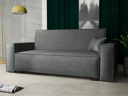 MIRJAN24 Schlafsofa Viva Vox IV mit Schlaffunktion und Bettkasten – Stilvolles Polstermöbel (Farbe: Neve 90) - Das Sofa Viva Vox IV bietet mit einer Schlaffläche von 196x150 cm und praktischem Bettkasten viel Platz und Komfort. Ideal für Gäste und gemütliche Abende. Lieferung erfolgt bis zur Wohnung.