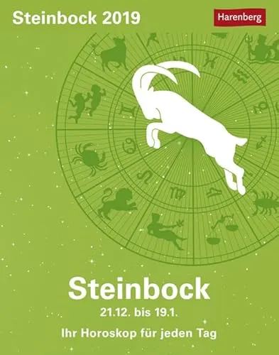 Steinbock Sternzeichenkalender 2024: Tagesabreißkalender. Tischkalender 2024 mit täglichem Horoskop. Kleiner Kalender mit täglichem Blick in die ... - Ihr Horoskop für jeden Tag