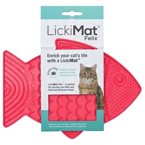 LickiMat Casper pink, Anti-Schling-Matte für Katzen, NEU