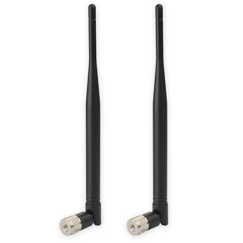 Produktbild Eightwood 868 MHz Antenne Kipp-und-Schwenkbar SMA Stecker NFC RFID Antenne 2 Stücke für Homematic CCU3 CCU2 CC1101 Raspberry Pi GSM Wireless WiFi Ham Radio MEHRWEG