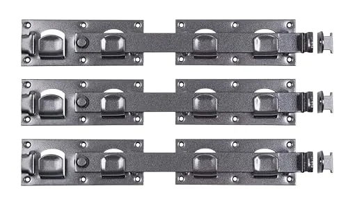 ALBERTS DURAVIS Doppeltorüberwurf 423x70mm - Schwarzdiamant - Robuster Doppeltorüberwurf für zuverlässigen Schutz und stilvolle Optik. Ideal für Ihre Hauseinzäunung, gefertigt aus hochwertigen Materialien für Langlebigkeit.