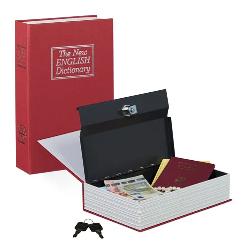 Buchtresor Buchsafe Geheimfach unauffällig 0,8 kg Geheimversteck wasserfest