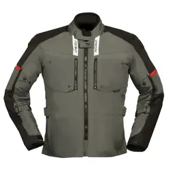 Modeka Raegis Motorrad Textiljacke, schwarz-grau, Größe 6XL für Männer