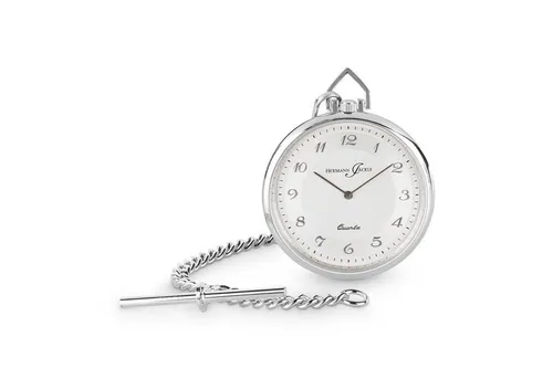 Hermann Jäckle Dresden Dünne Quarz Taschenuhr von Hermann Jäckle