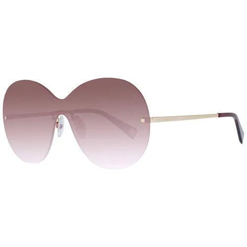 Ana Hickmann Sonnenbrille HI3058 04B 140 Damen Gold - Sonnenbrille für Damen mit randlosem Design, 100% UVA & UVB Schutz und elegantem goldenen Metallrahmen. Ideal für stilbewusste Trägerinnen.