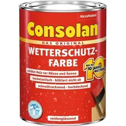Consolan Wetterschutzfarbe grün 206 2,5L von Consolan