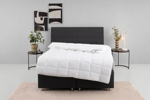fan Kunstfaserbettdecke Wellness Line 155x220 cm - Bettdecken für alle Jahreszeiten, bestehend aus zwei unterschiedlich dicken Decken, die zusammen oder einzeln verwendet werden können. Allergikerfreundlich und bis 95°C kochfest für optimale Hygiene.