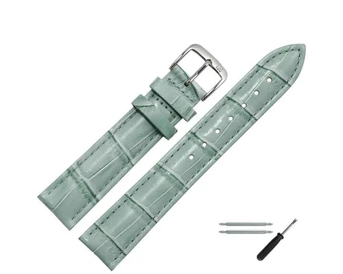 MARBURGER Uhrenarmband 14mm Leder Alligator Prägung
