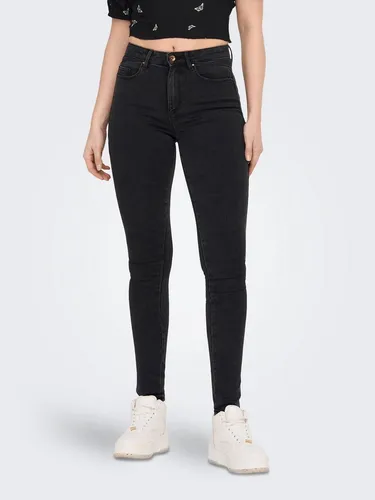 ONLY Skinny-fit-Jeans ONLROYAL HW SK CONSTR. BJBOX schwarz XS (34) - Modische Skinny-Fit-Jeans aus elastischem Denim, ideal für trendbewusste Looks. Pflegeleicht und mit hoch sitzendem Bund für optimalen Tragekomfort.