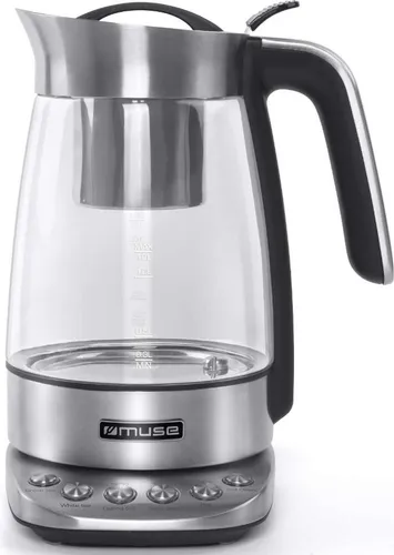 Muse MS-320 T Wasserkocher Edelstahl 1,2l in weiß von MUSE