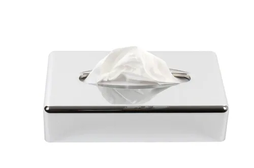 Hypafol Kosmetikbox Spender mit 4.000 Tüchern - Kosmetik-Aufbewahrung mit Edelstahl oder Kunststoff Spender, ideal für Hotels und Praxen. Extra weiche, saugstarke Kosmetiktücher in praktischen 100er Boxen.