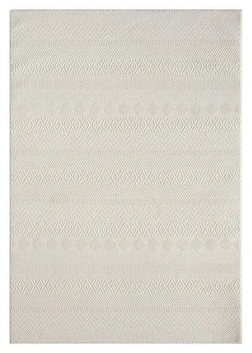 Novel Webteppich Sign, Creme, 120x170 cm - Moderner Teppich in Creme, ideal für Fußbodenheizung geeignet und mit einem angenehmen 12 mm hohen Flor für ein tolles Laufgefühl.