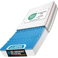 FLEXX Kaltschaum Matratze 90x200 cm - 7 Zonen für optimalen Schlaf - Matratzen mit innovativem Mix aus Kaltschaum und 3D Memory Foam für beste Druckentlastung und individuellen Schlafkomfort.